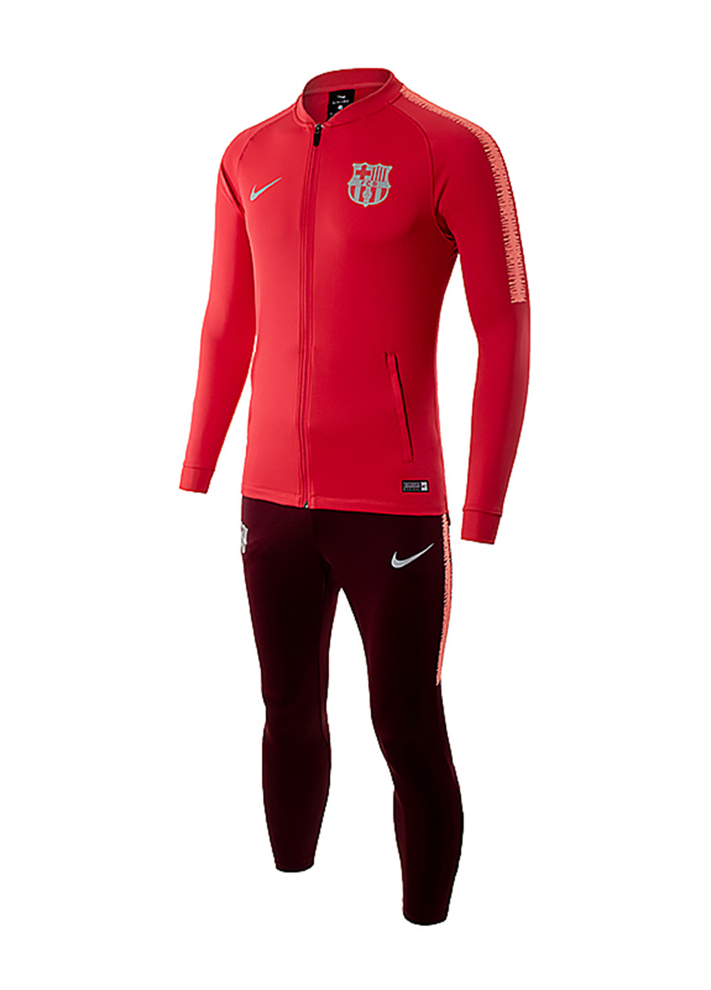 Комбинированный демисезонный костюм (кофта, леггинсы) брючный Nike FCB M NK DRY SQD TRK SUIT K
