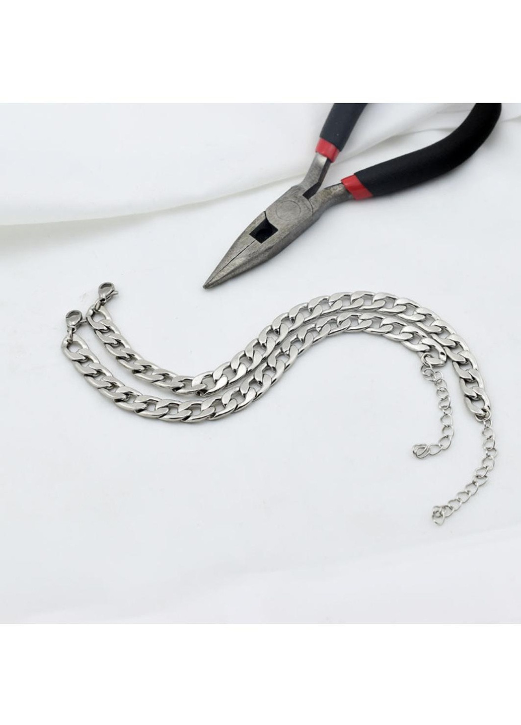 Чоловічий браслет панцирного плетіння (18-23см) No Brand (254452959)