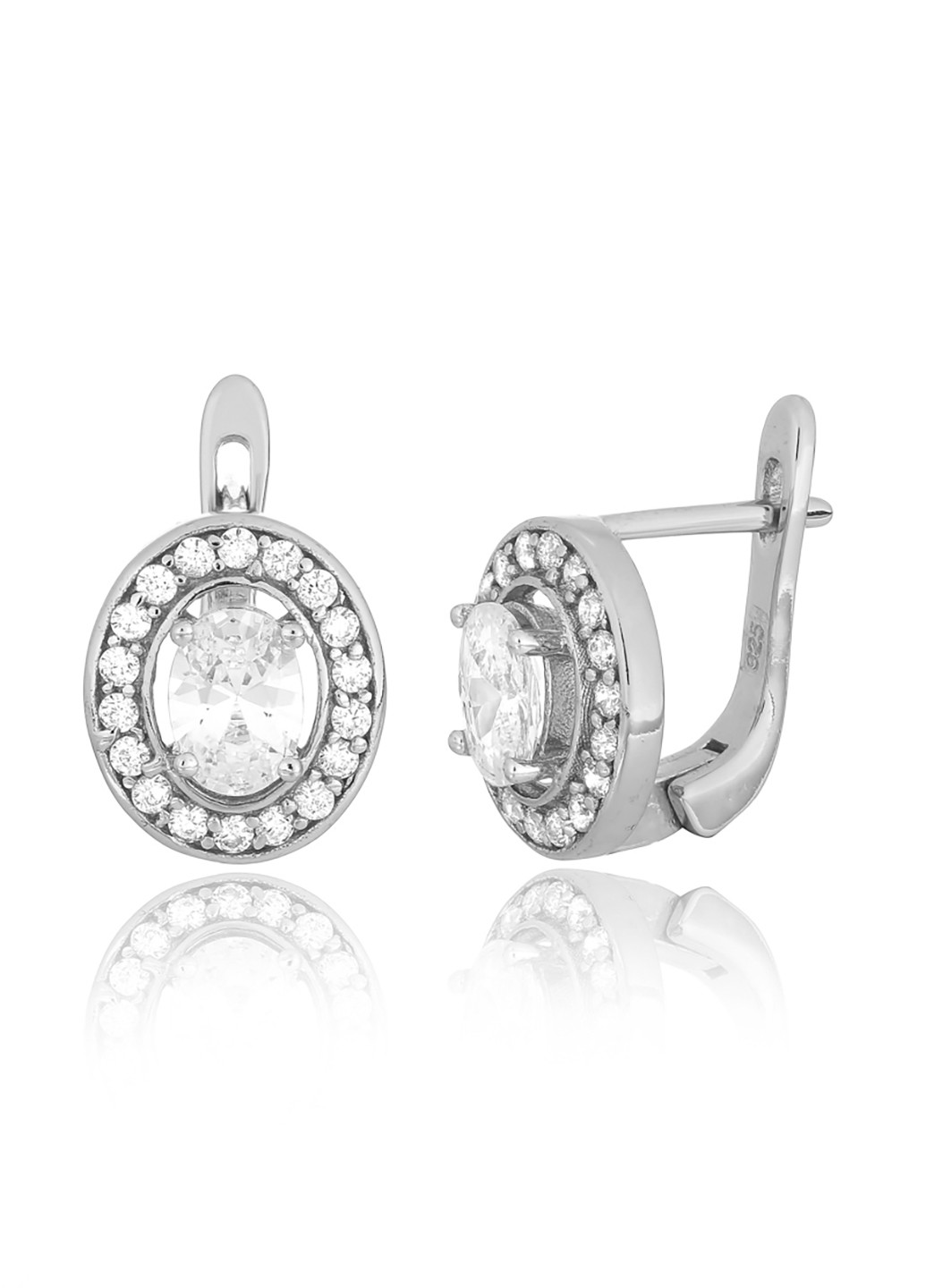 Серебряные серьги с фианитами ск2ф/482 Silvex925 (201169736)