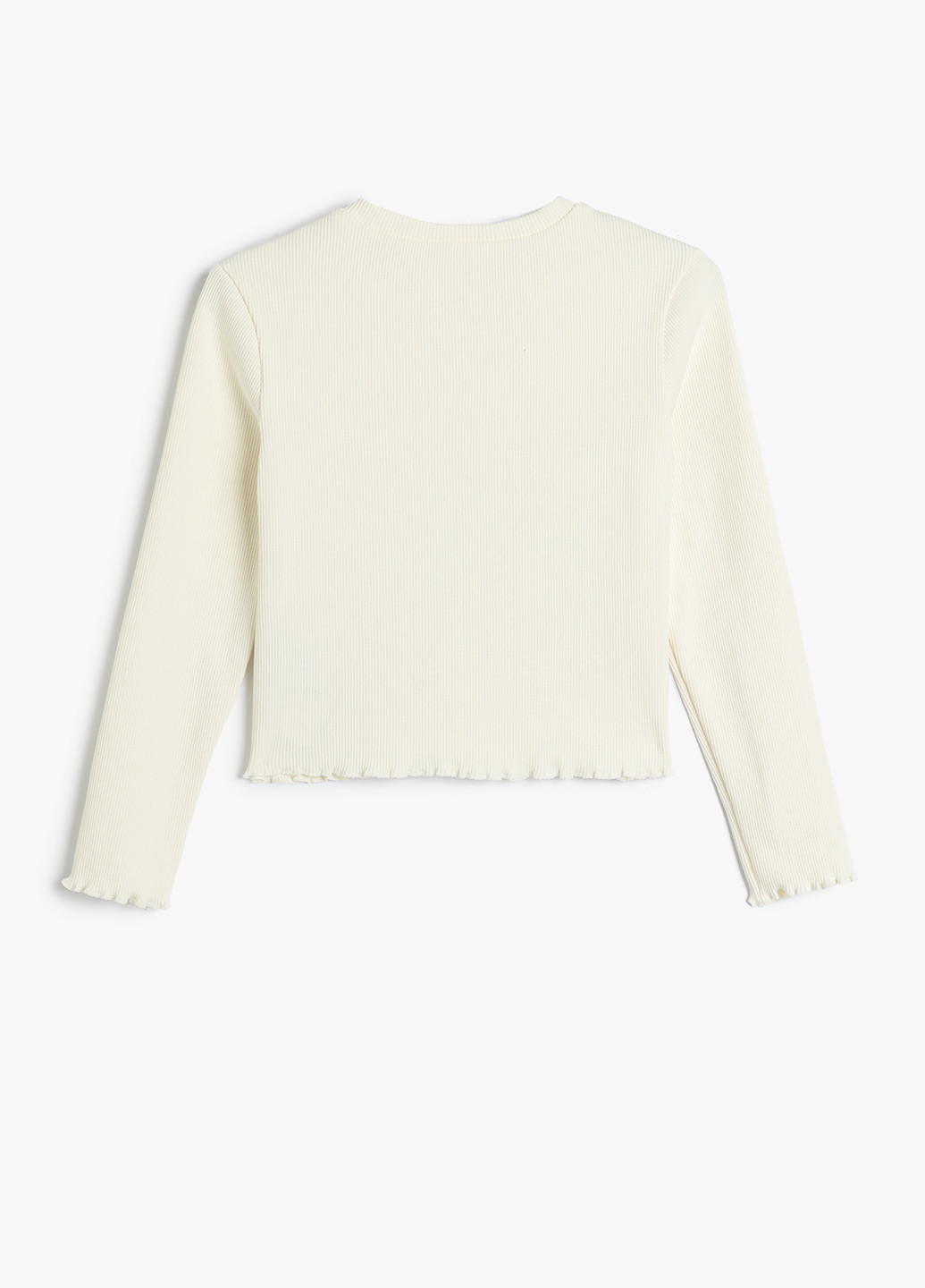 Молочный демисезонный кэжуал лонгслив KOTON с кошками