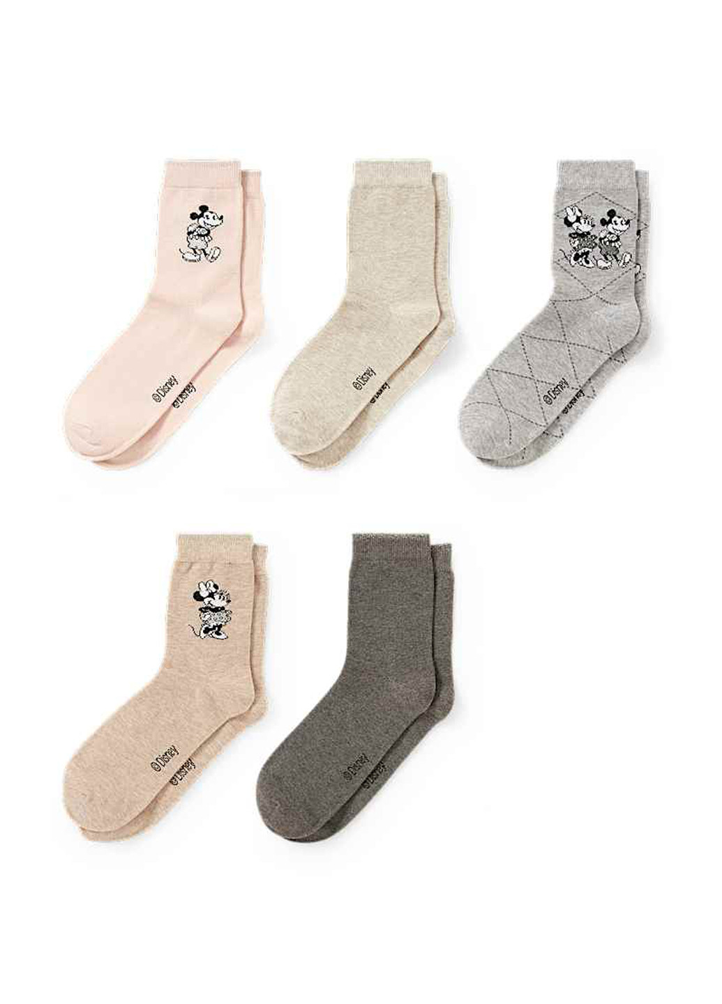 Комбинированные носки (5 пар) C&A персонажи (307720562)