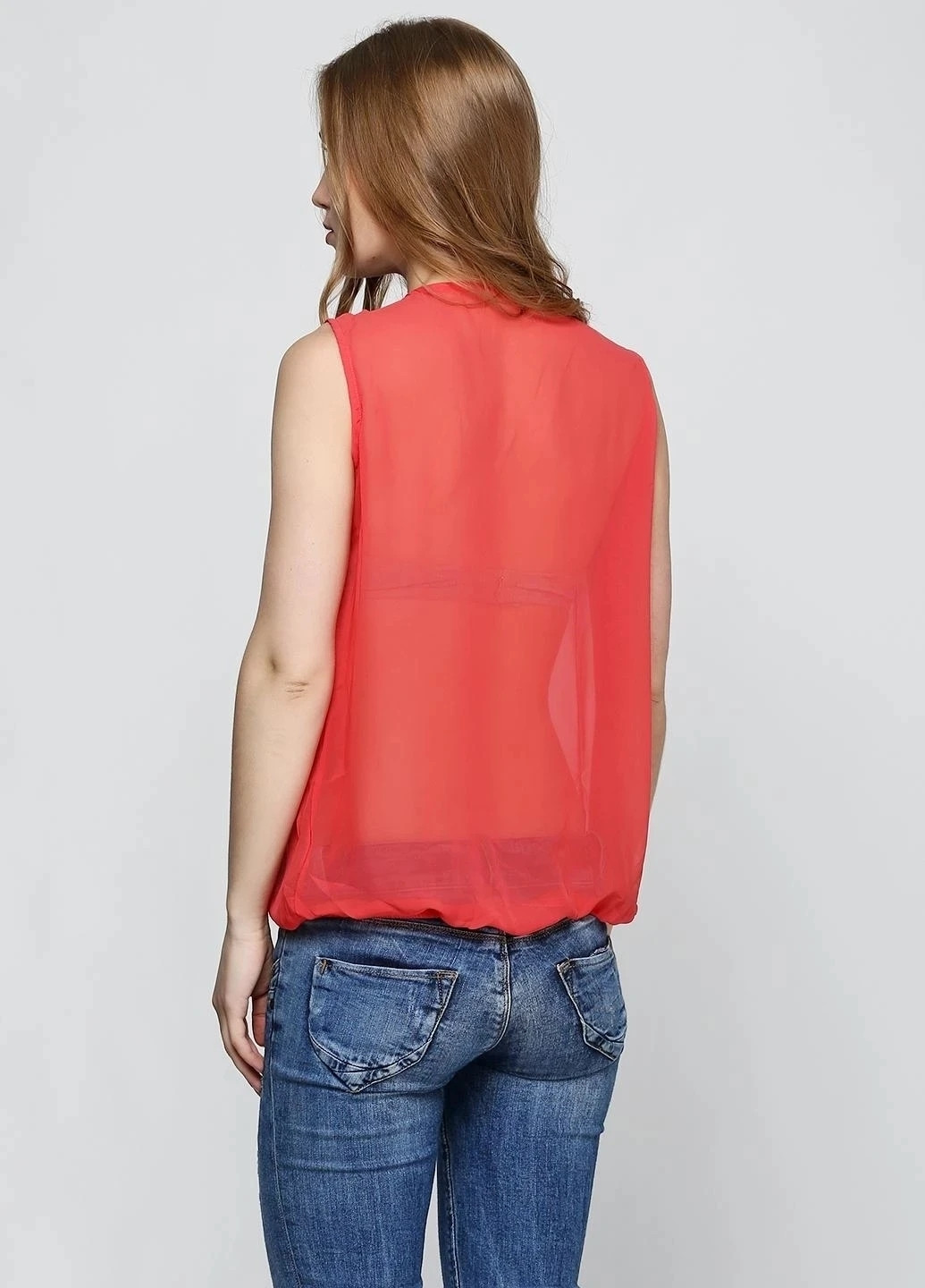 Коралловая блуза Mixray