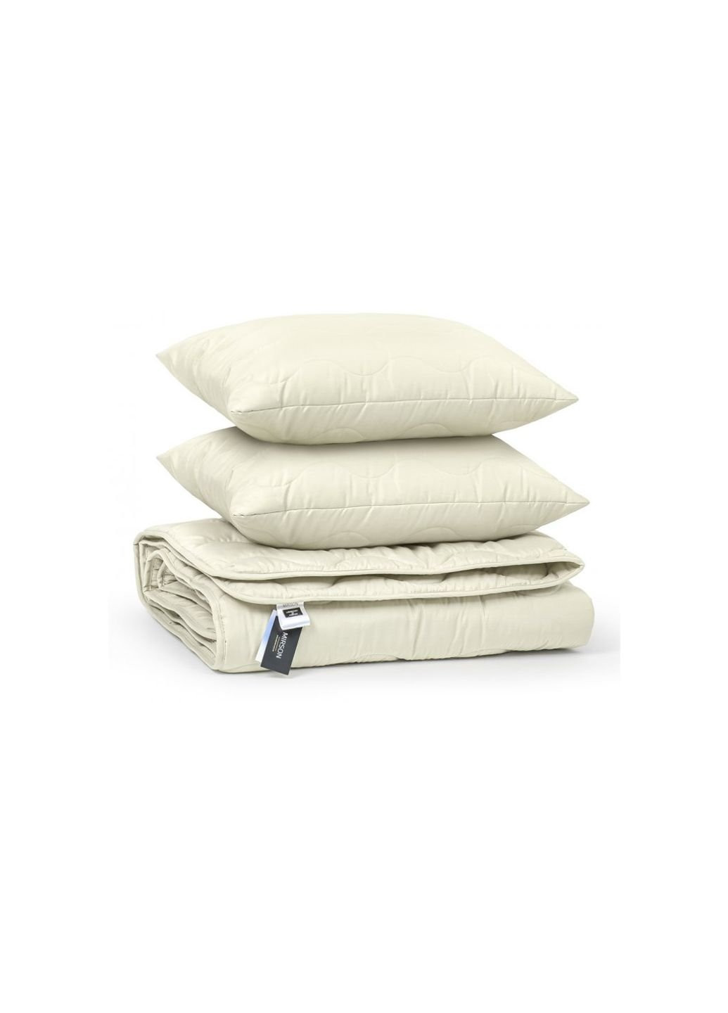 Ковдра Набір вовняний №1680 Eco Light Creamy Ковдра 140х205+ подушка (2200002656597) Mirson (254081935)