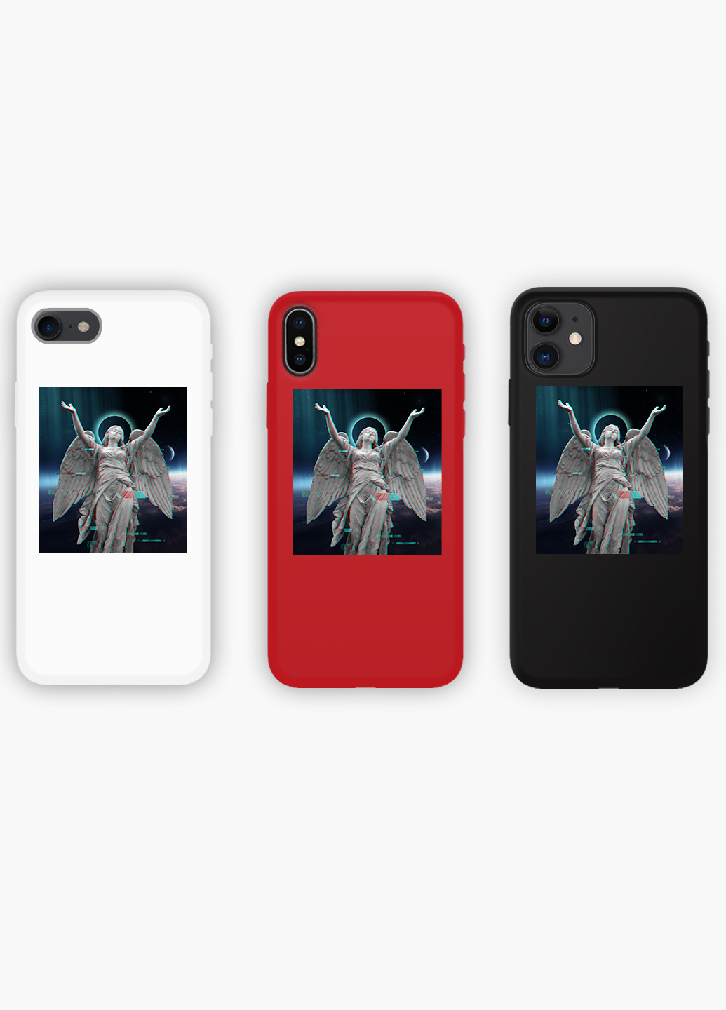 Чехол силиконовый Apple Iphone Xs Ангел Ренессанс (Angel Renaissance) (8938-1592) MobiPrint (219487566)