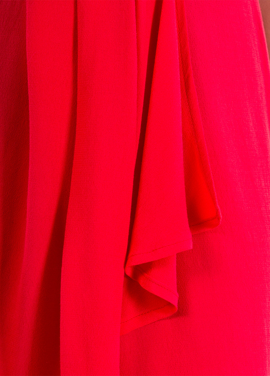 Красная кэжуал однотонная юбка Sarah Chole на запах