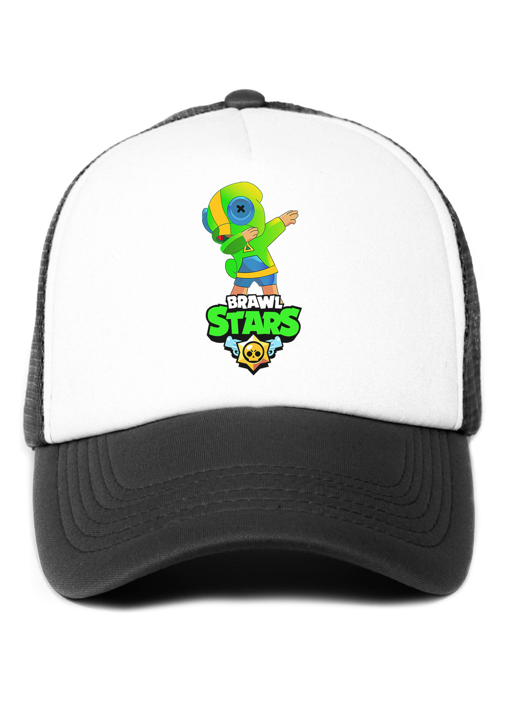 Кепка Тракер дитяча Зелений Леон Бравл Старс (Green Leon Brawl Stars) (33404-1705) MobiPrint (220769719)