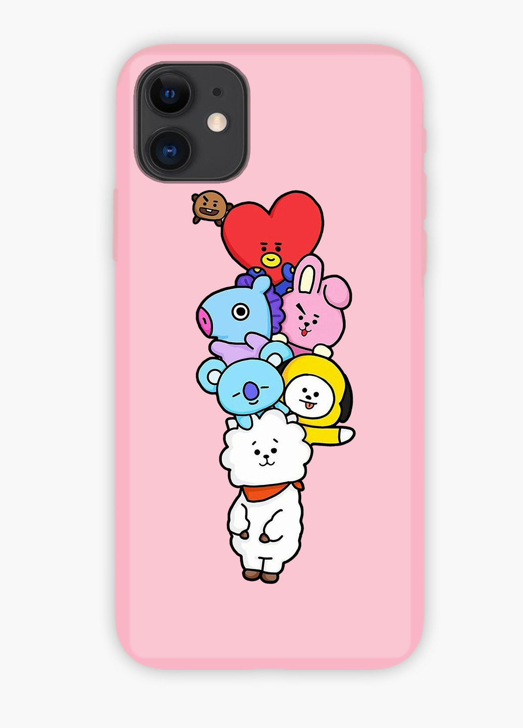 Чехол силиконовый Apple Iphone X БТС (BTS) (6129-1064) MobiPrint (219357195)