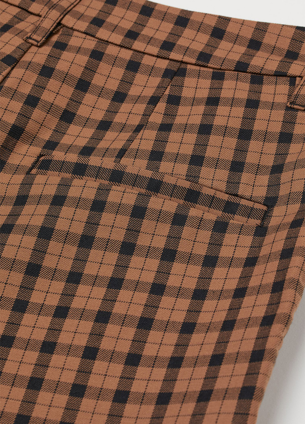 Коричневые кэжуал демисезонные классические брюки H&M