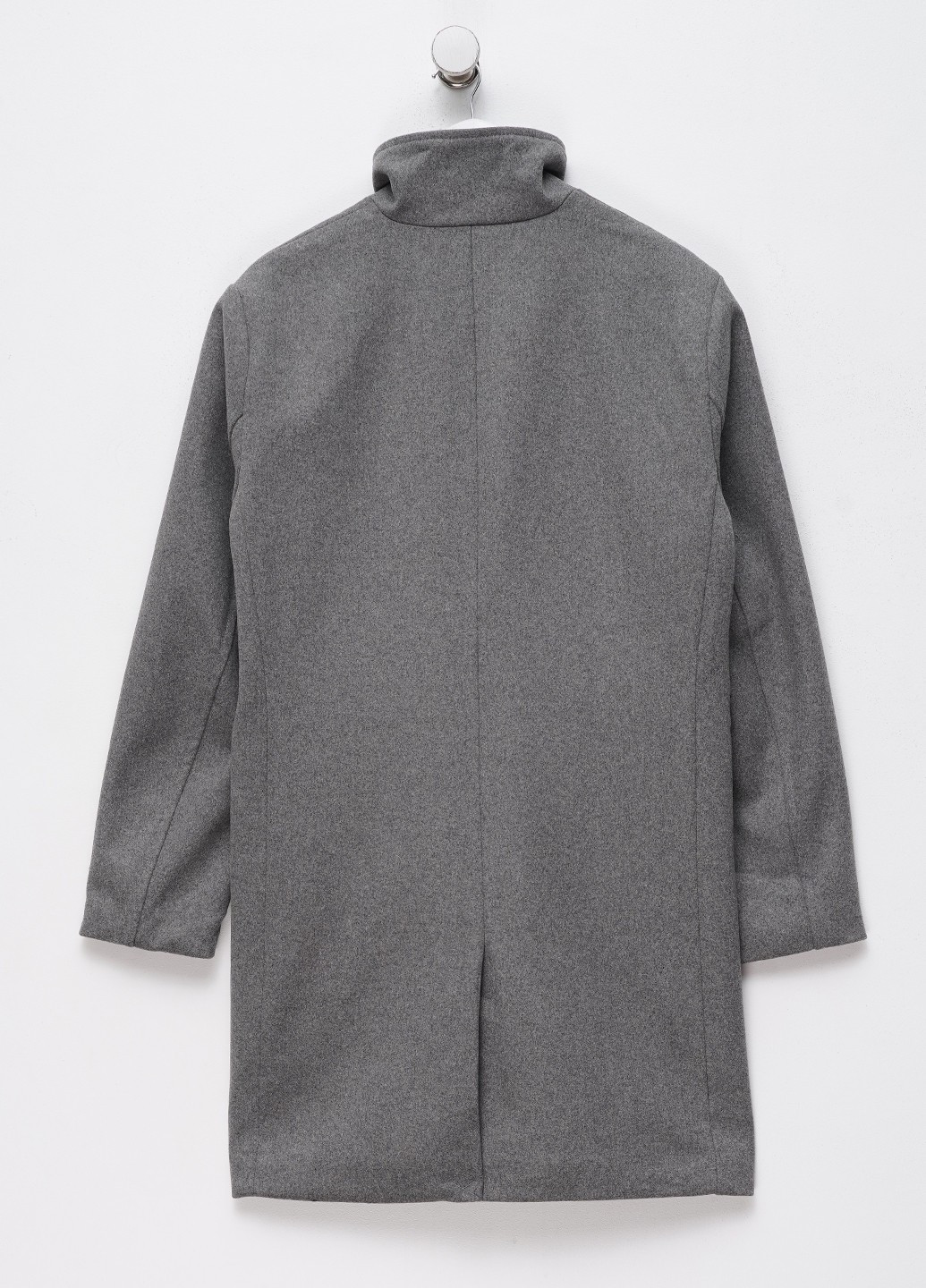 Серое демисезонное Пальто однобортное H&M