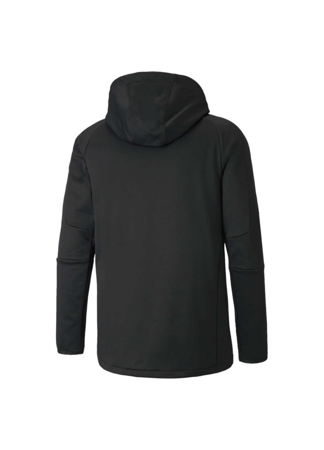 Чорна демісезонна толстовка evostripe warm full-zip men's hoodie Puma