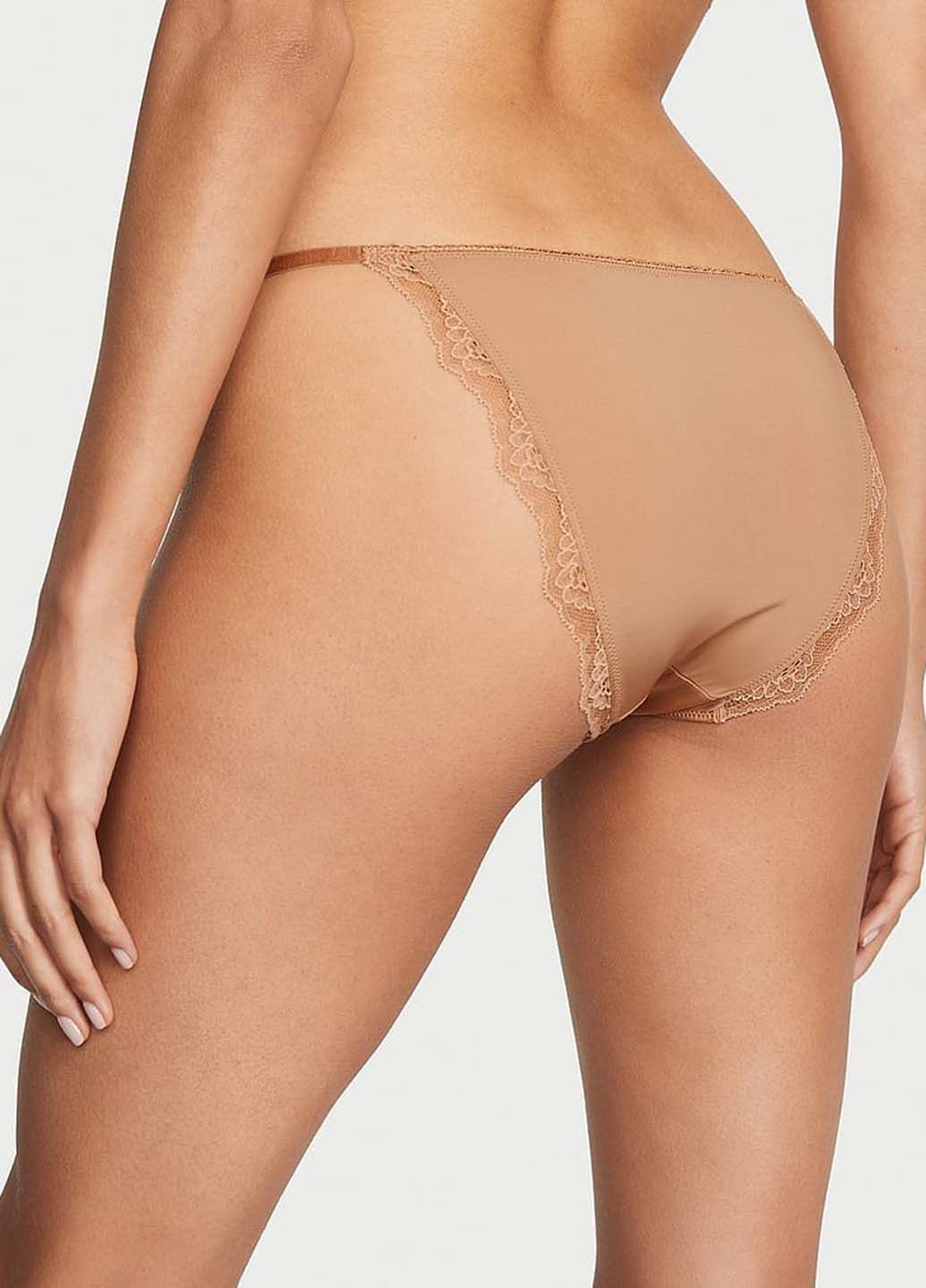 Бежевий демісезонний комплект (бюстгальтер, трусики) Victoria's Secret