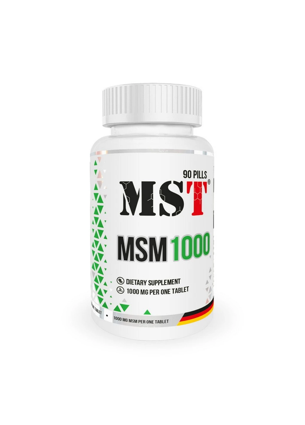 Метилсульфонилметан МСМ MSM 1000 mg 90 таблеток MST (255409665)