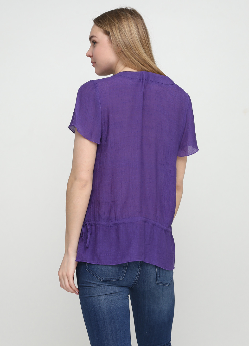 Фіолетова літня блуза Софі