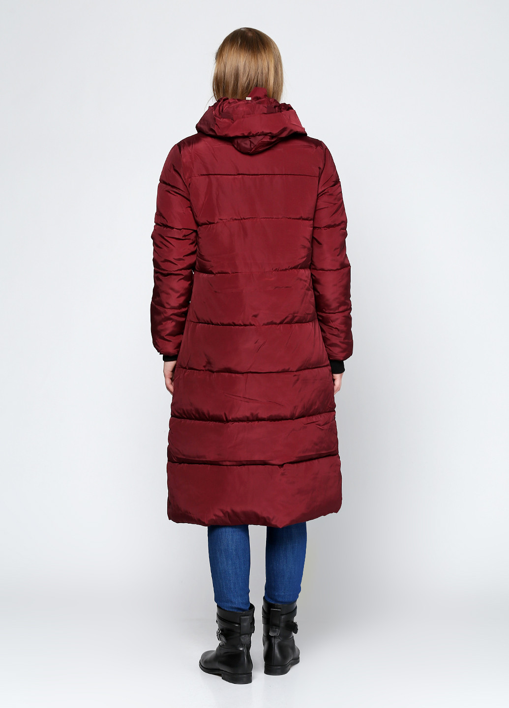 Бордовая зимняя куртка Dupin