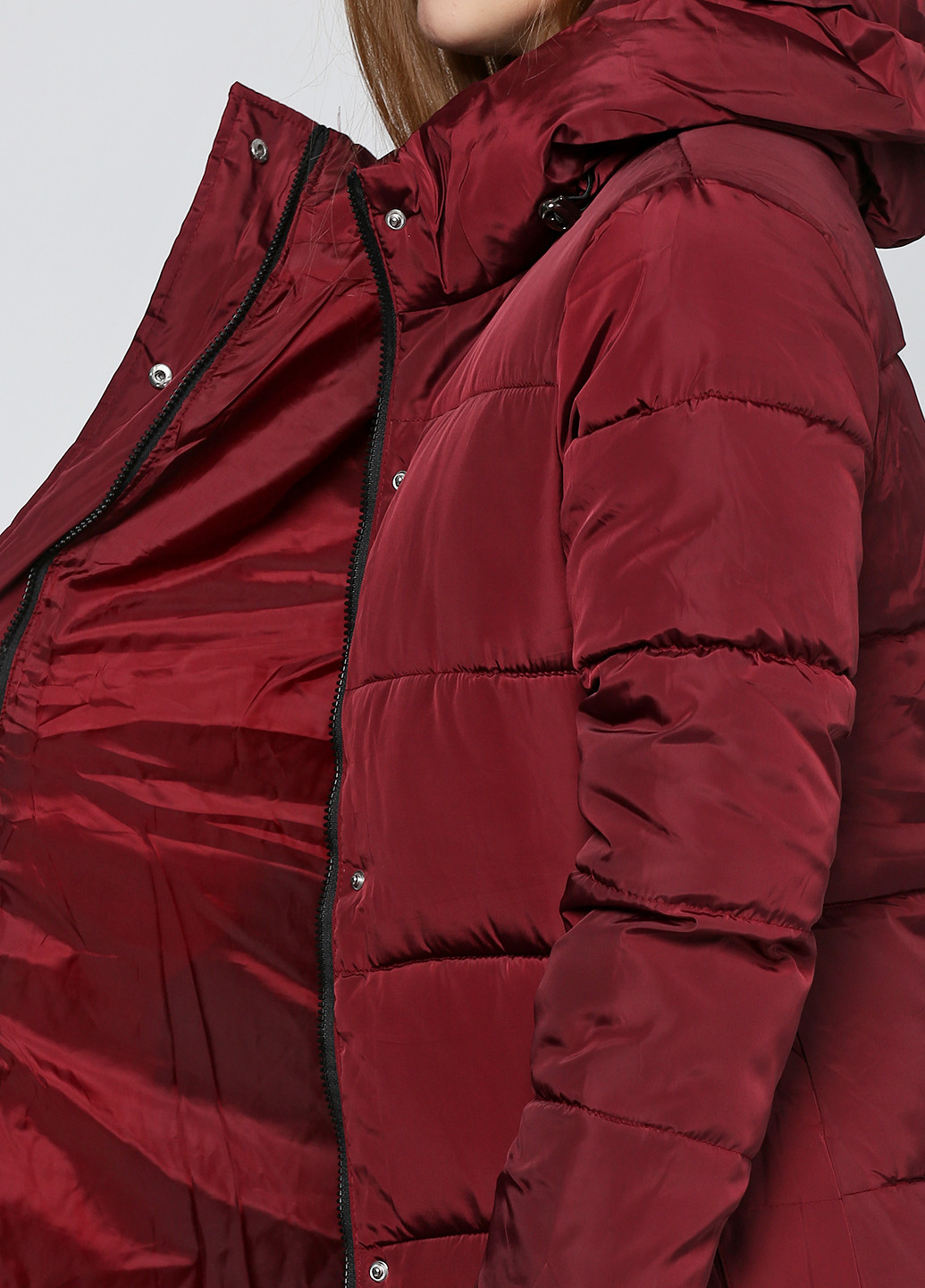 Бордовая зимняя куртка Dupin
