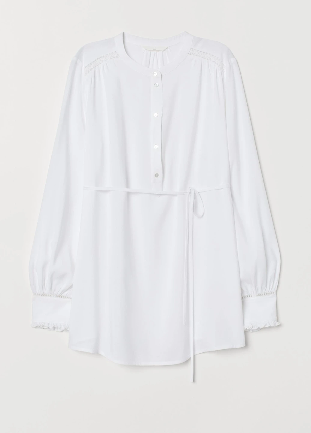 Белая блуза для беременных H&M