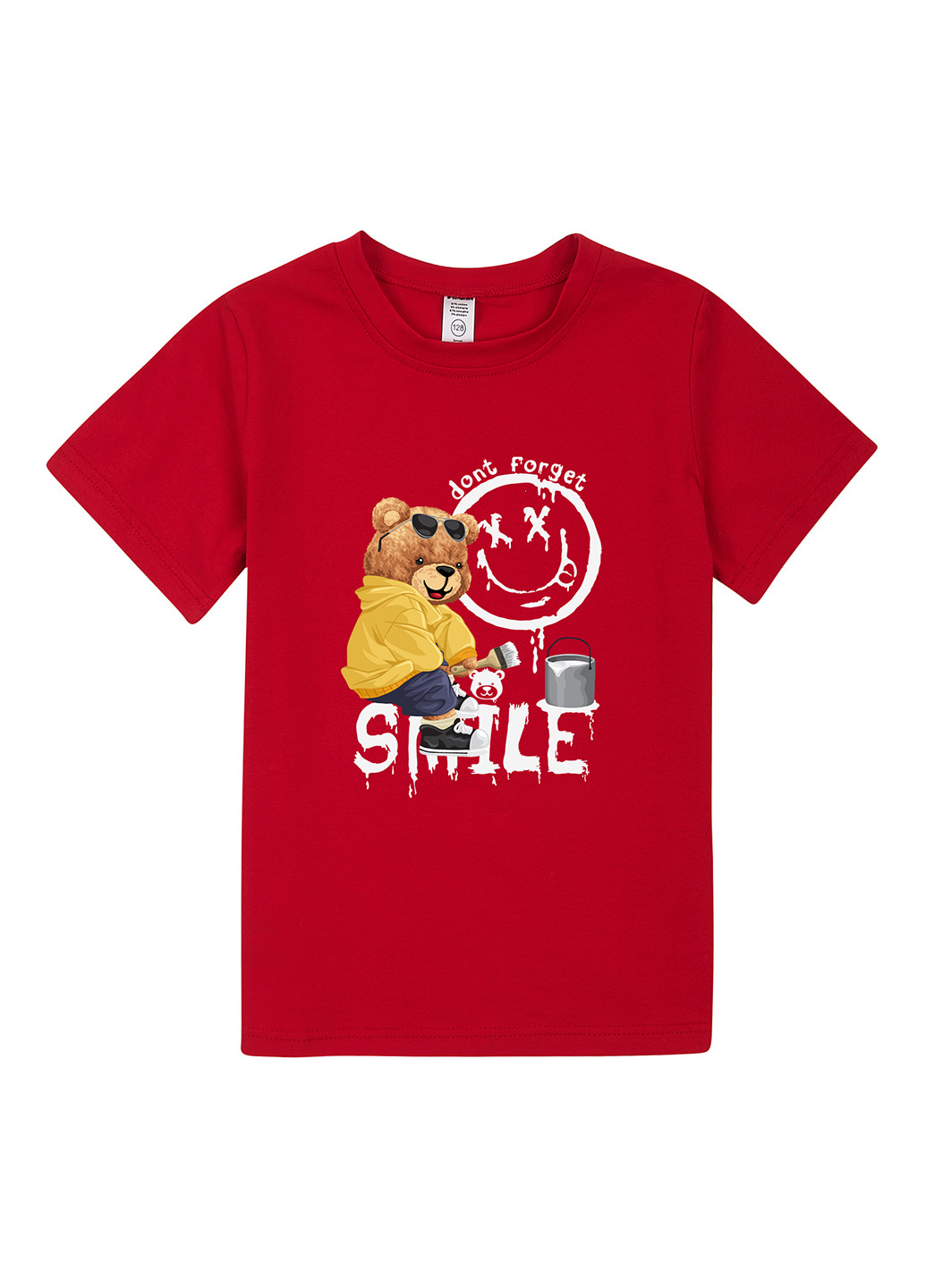 Красная летняя футболка Garnamama