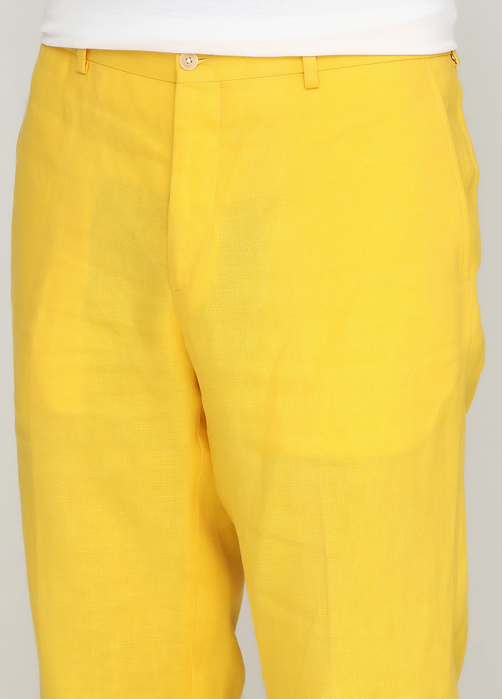 Желтые кэжуал демисезонные со средней талией брюки Ralph Lauren