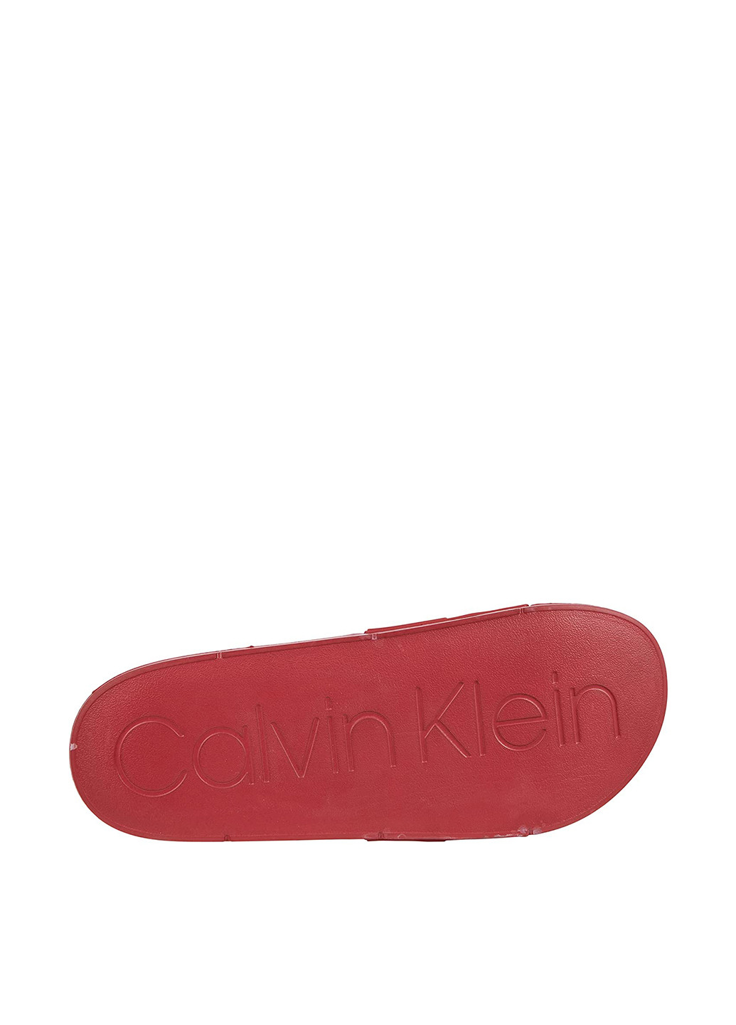 Красные кэжуал шлепанцы Calvin Klein