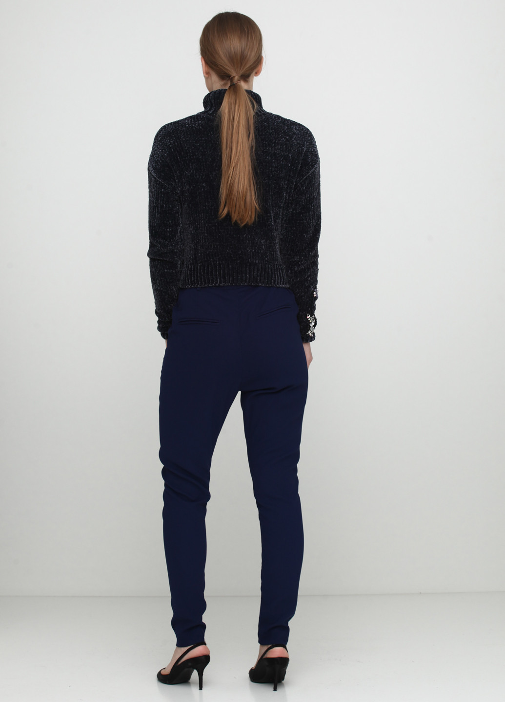 Синие кэжуал демисезонные брюки By Malene Birger