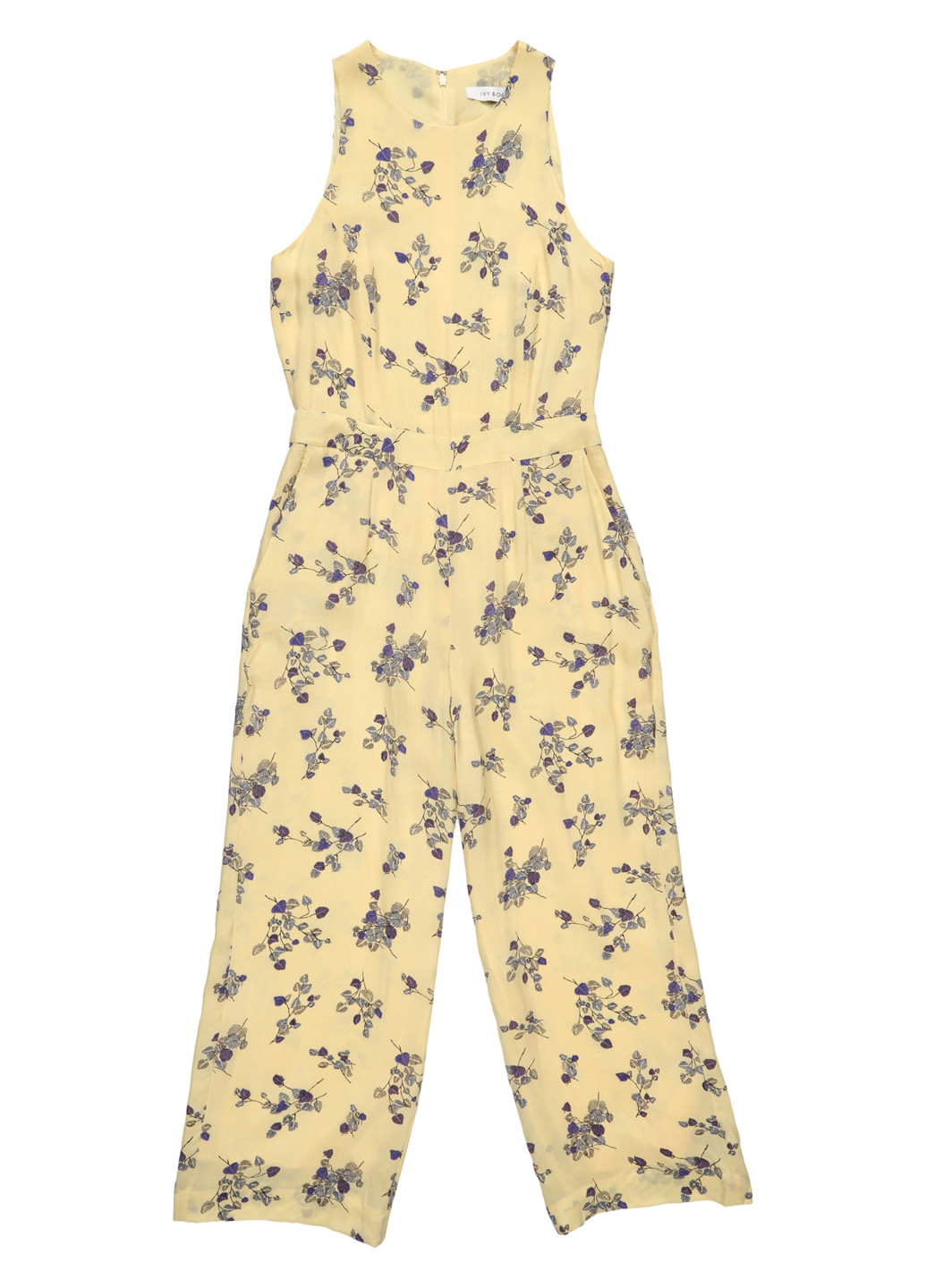 Комбінезон Ivy & Oak комбінезон-брюки квітковий жовтий кежуал купро