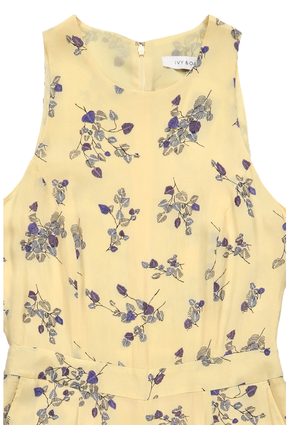 Комбінезон Ivy & Oak комбінезон-брюки квітковий жовтий кежуал купро