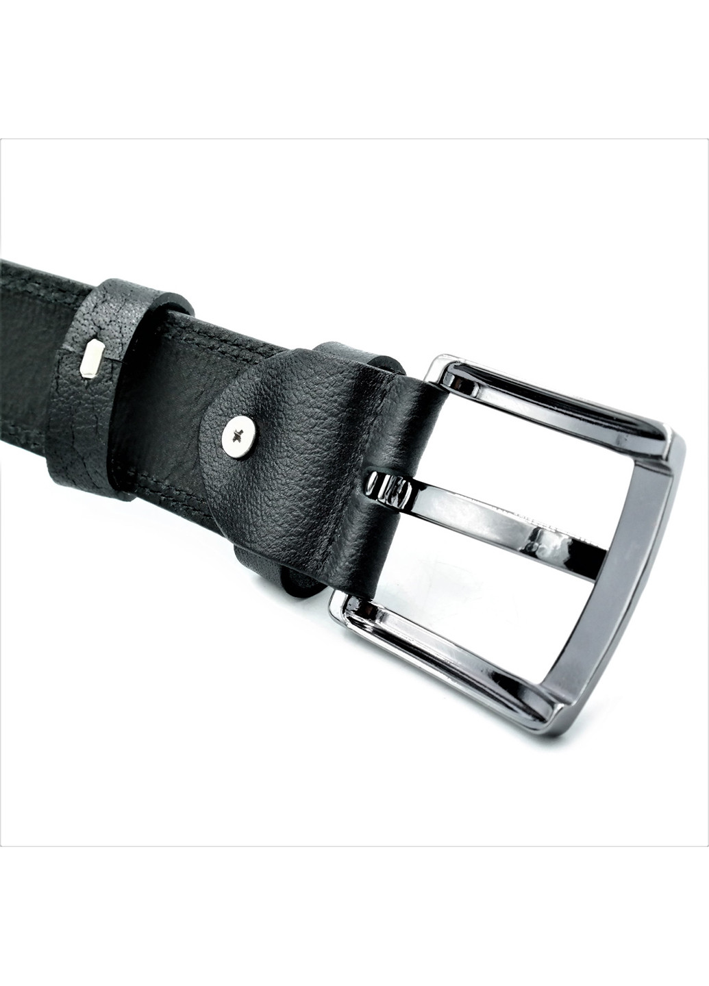 Чоловічий шкіряний ремінь 115-120х3,8 см Le-Mon (254595106)