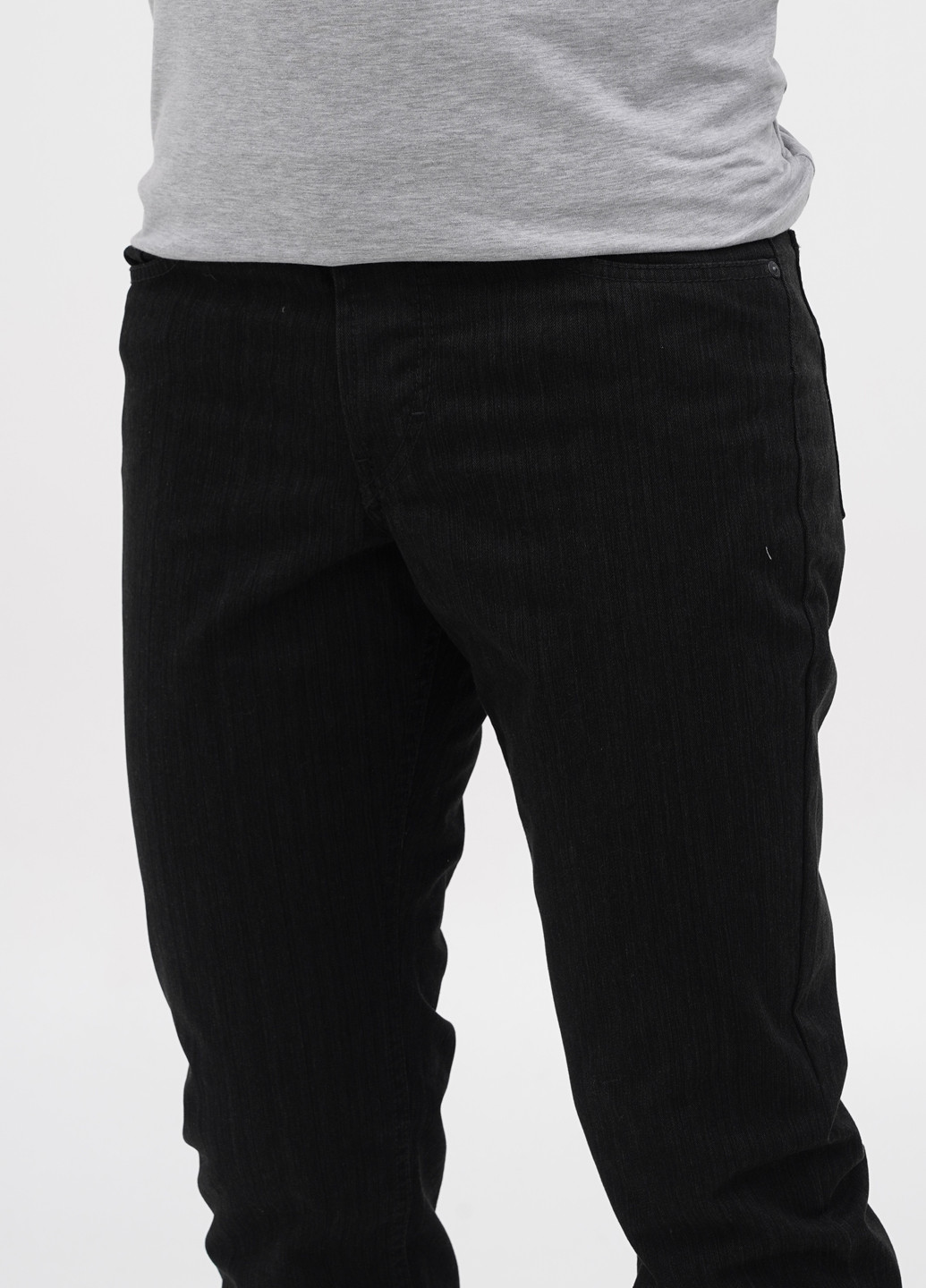 Темно-серые кэжуал демисезонные прямые брюки Brax