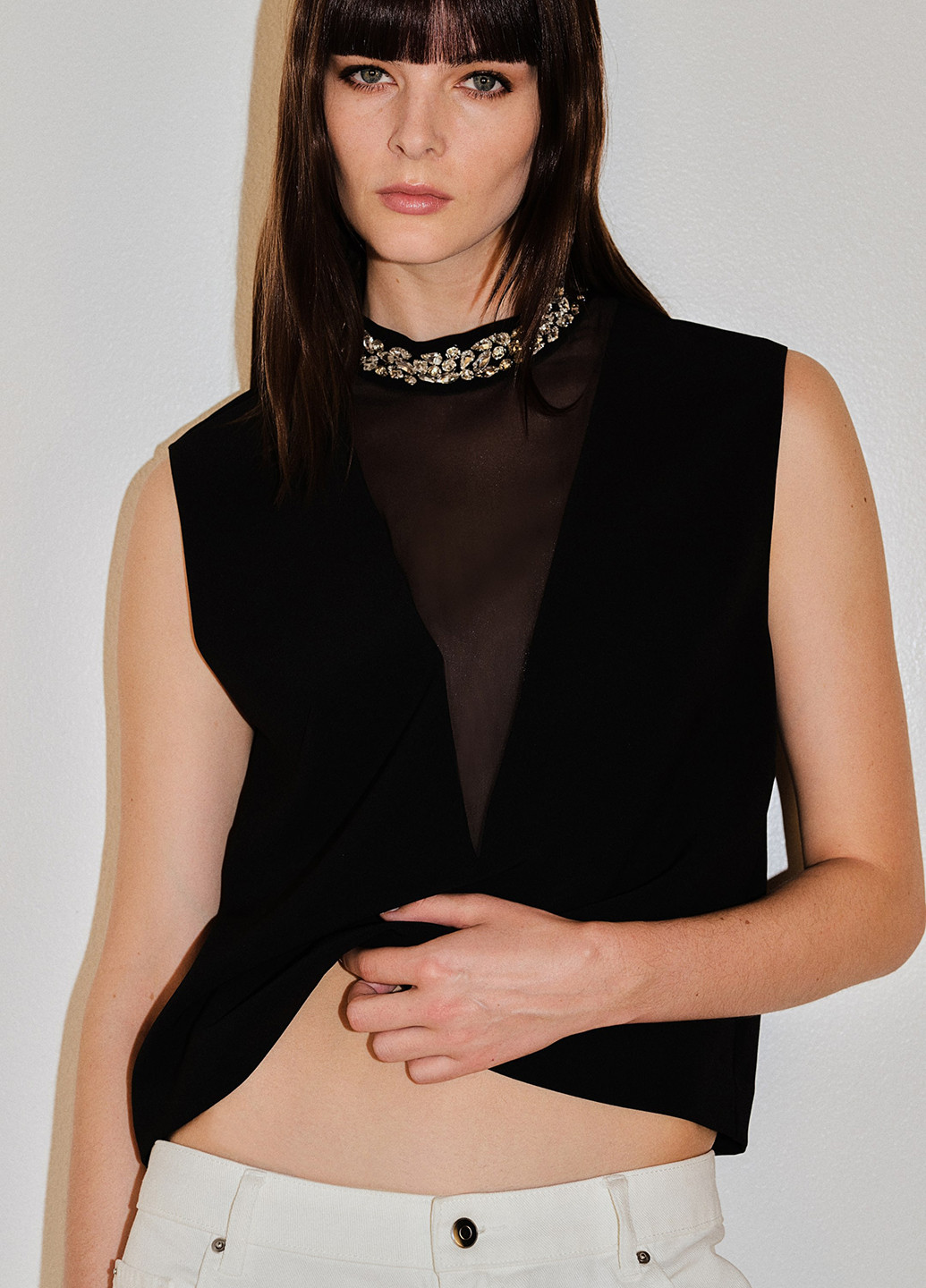 Чорна блуза H&M