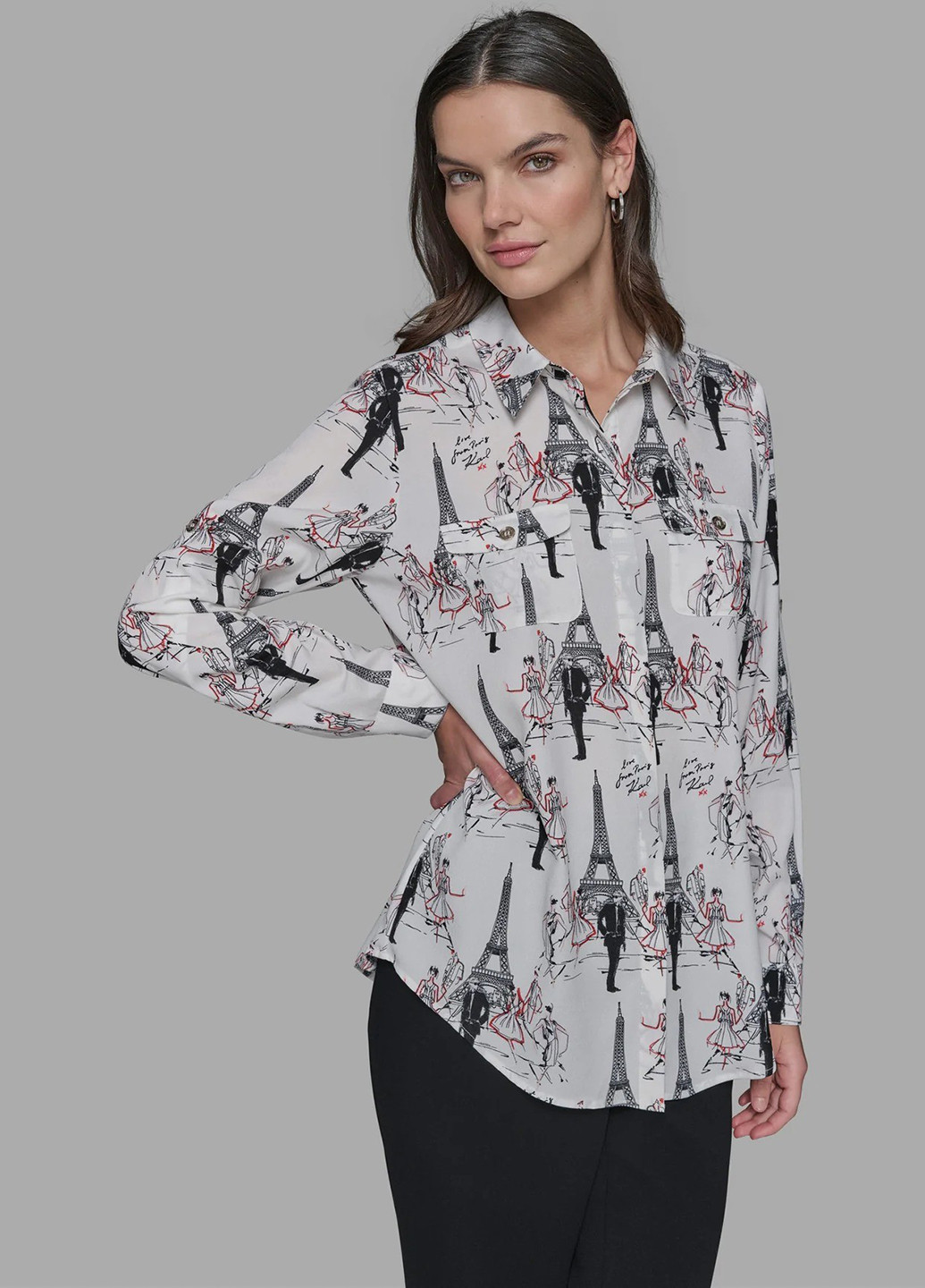 Біла блузка Karl Lagerfeld