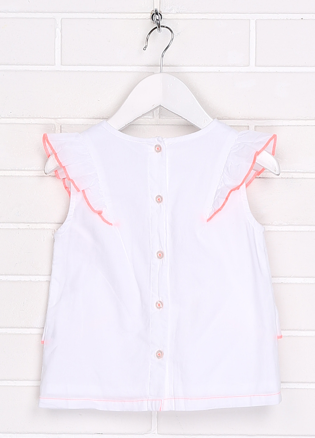 Белая с рисунком блузка Esprit летняя