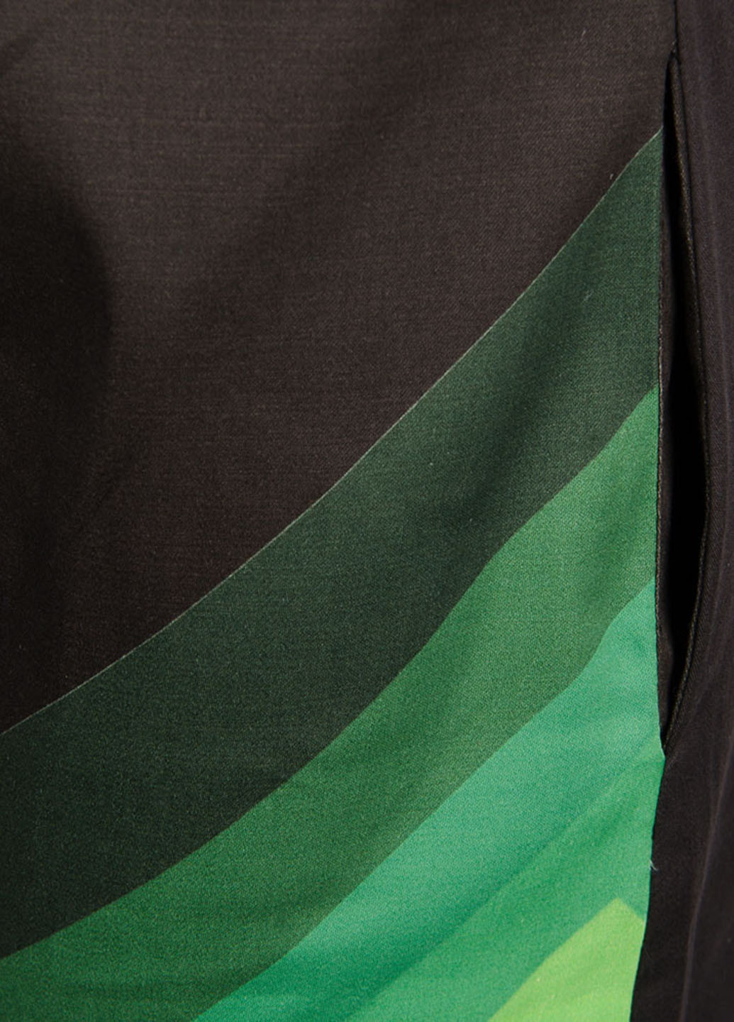 Зеленое кэжуал платье Desigual в полоску