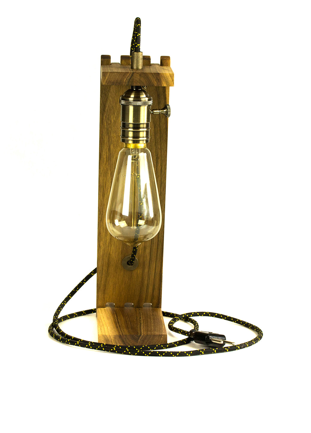Дерев'яна лампа Едісона, 80x170x350 мм EcoWalnut (155517529)