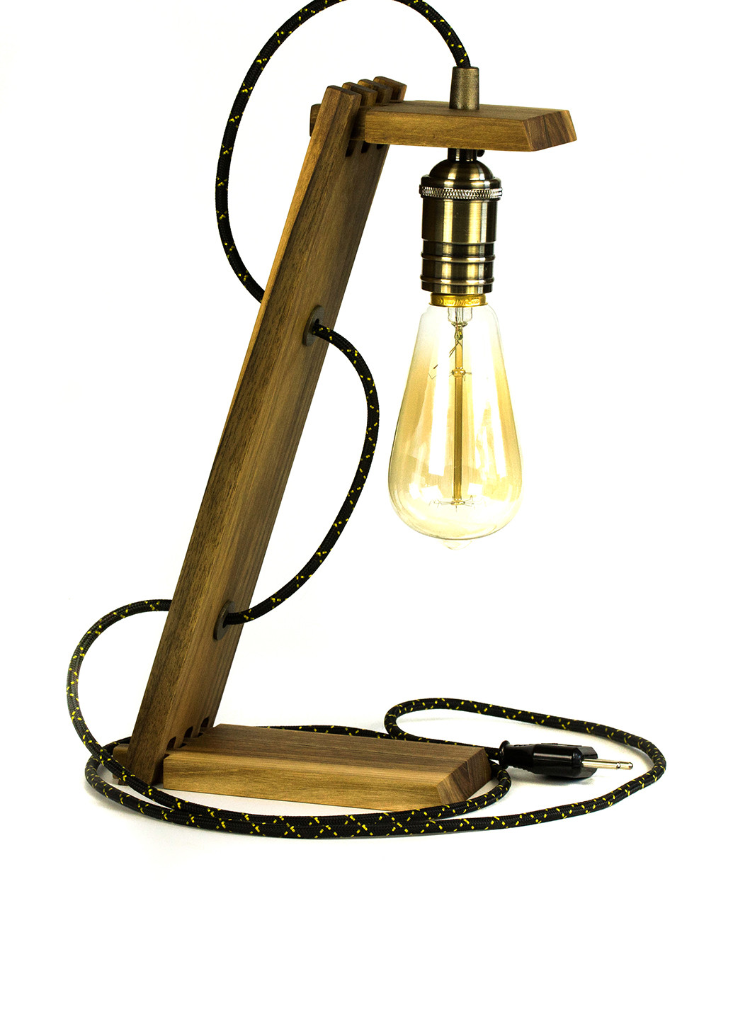 Деревянная лампа Эдисона, 80x170x350 мм EcoWalnut (155517529)