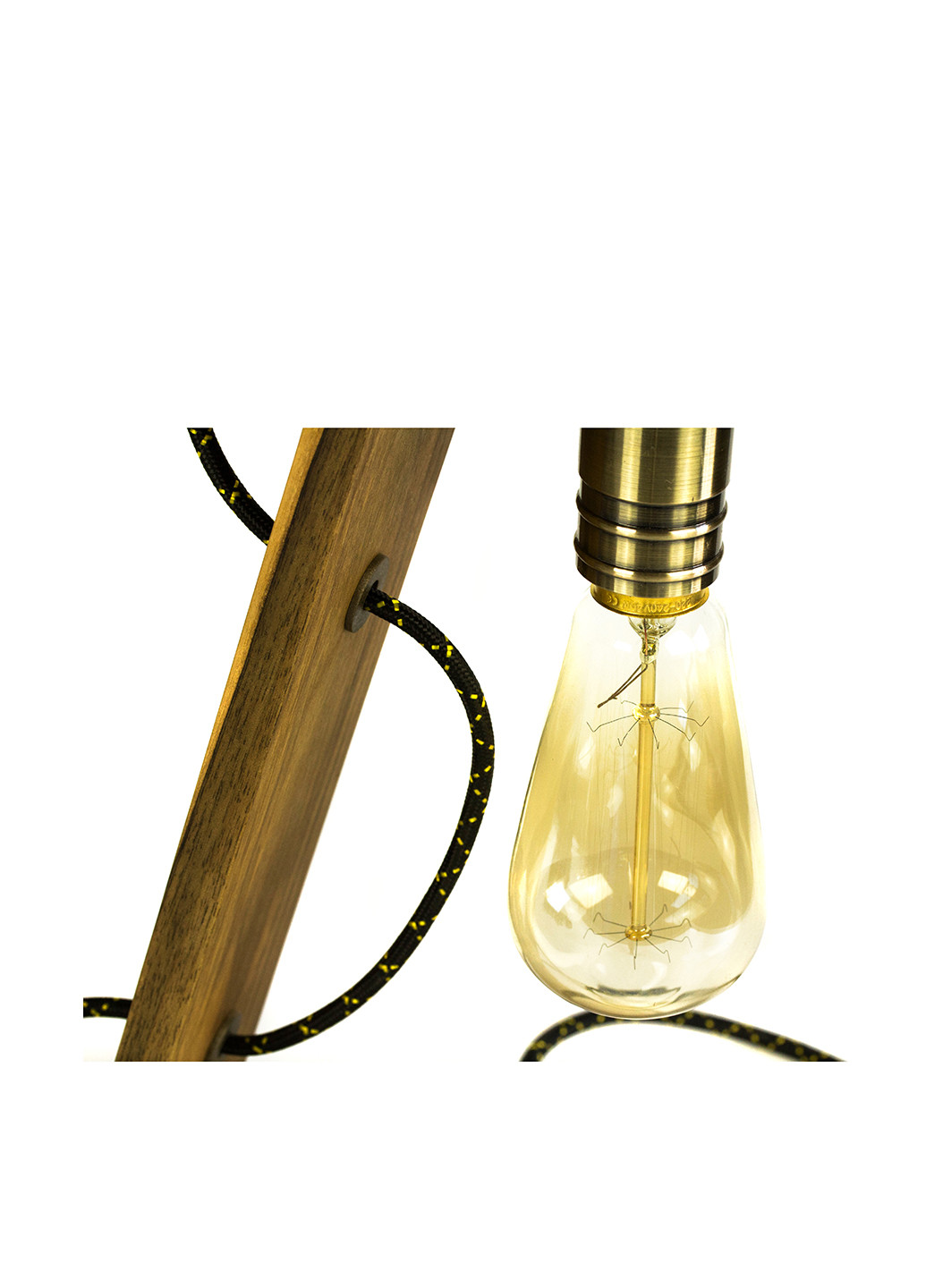 Деревянная лампа Эдисона, 80x170x350 мм EcoWalnut (155517529)