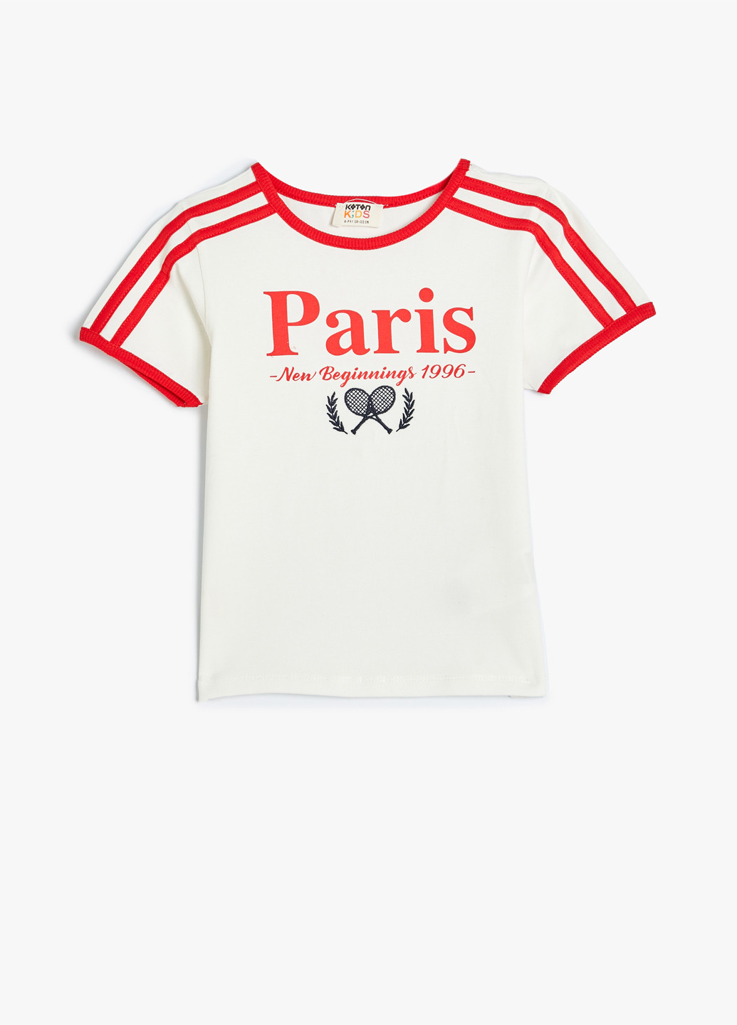 Белая летняя футболка KOTON