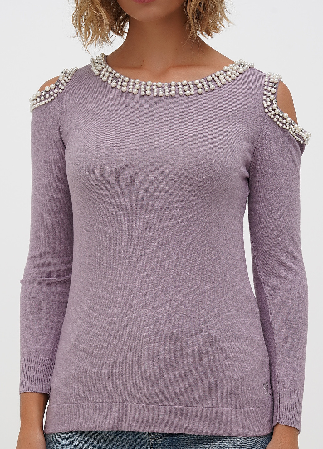 Сиреневый демисезонный джемпер джемпер Sassofono