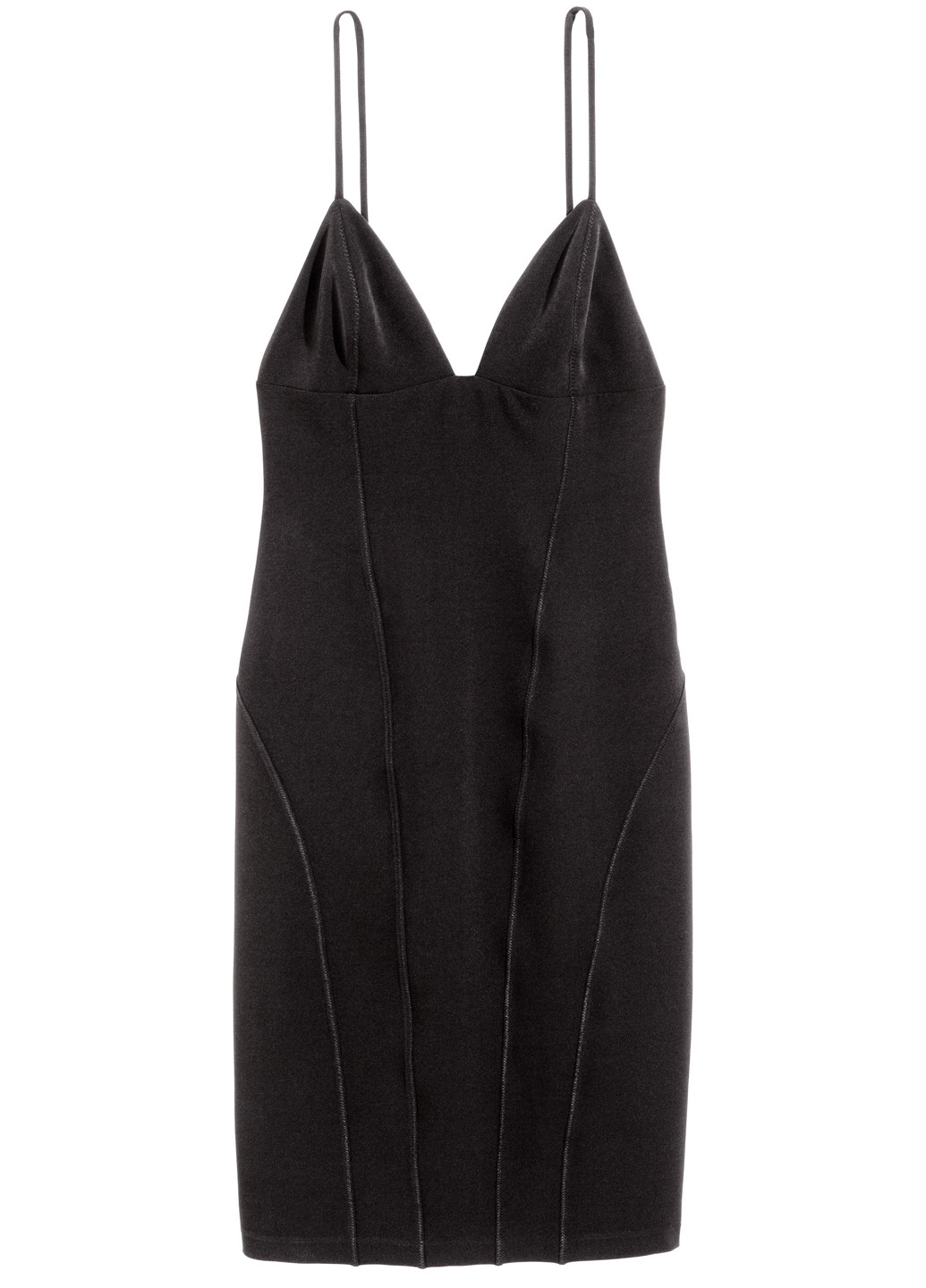 Чорна сукня H&M однотонна