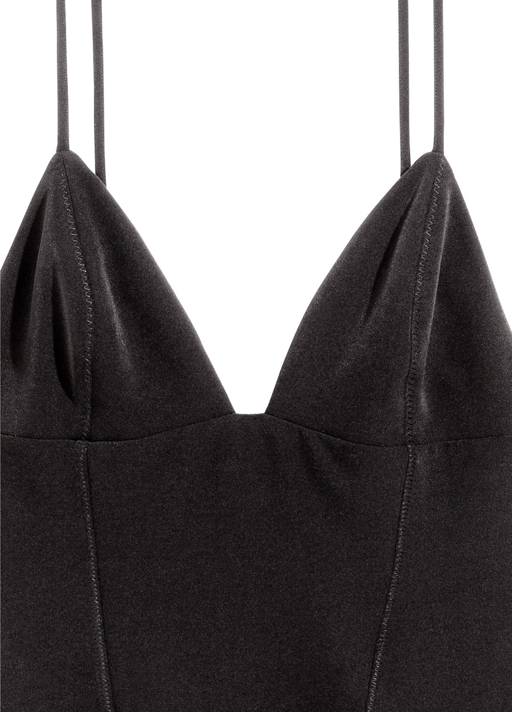 Чорна сукня H&M однотонна