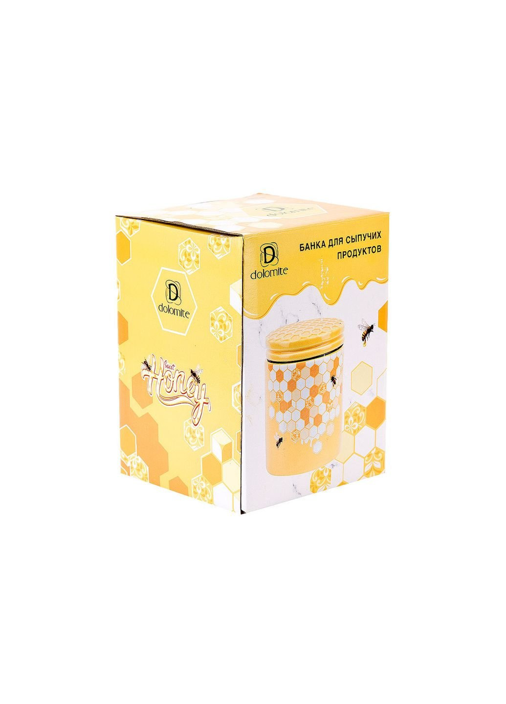 Банка для зберігання Bona Di Honey DM793-HN 650 мл No Brand (253625788)