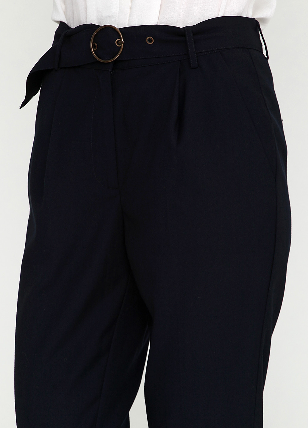 Темно-синие кэжуал демисезонные брюки Minimum