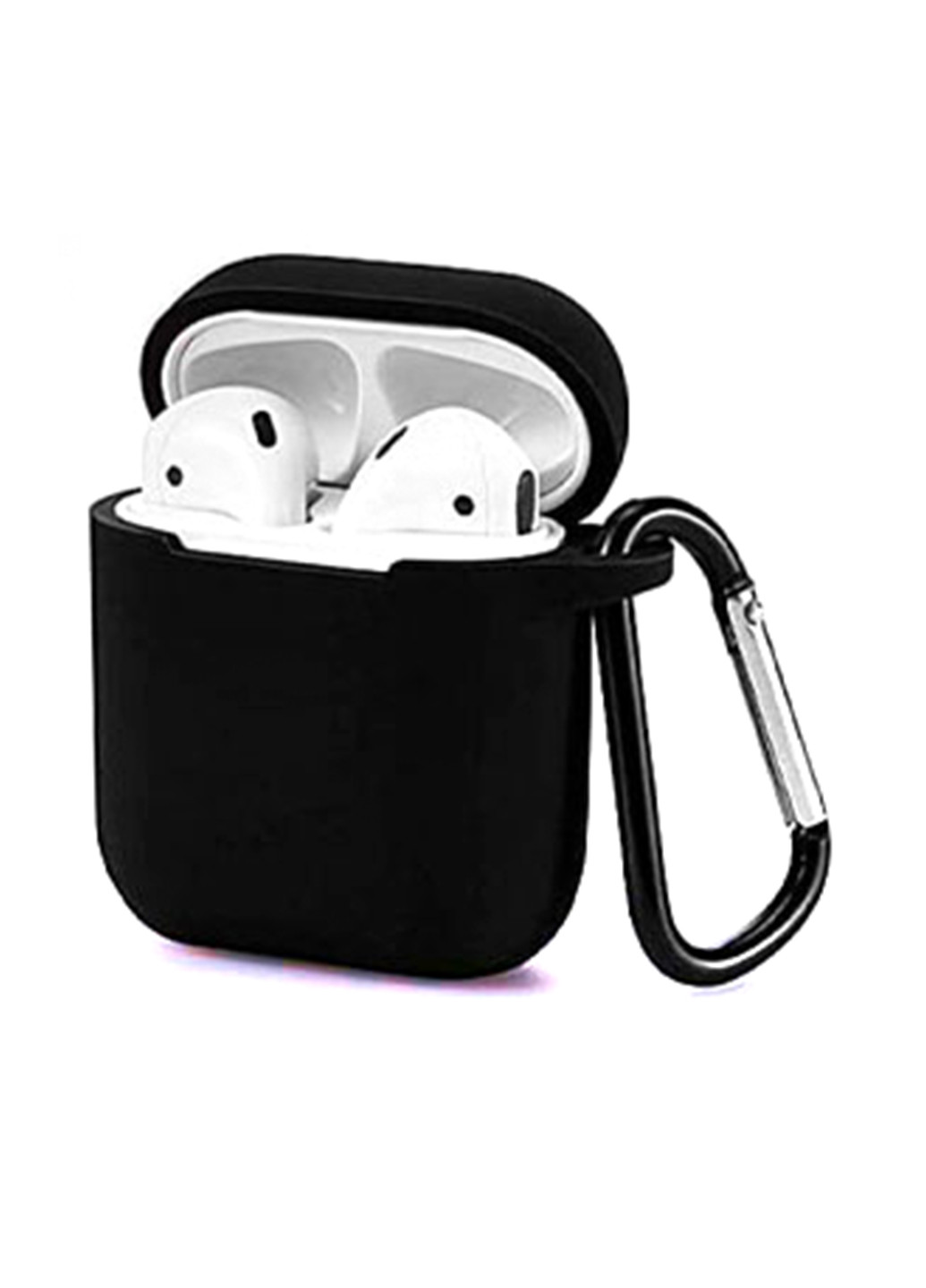 Чохол Liquid Silicone Case Blueo for apple airpods with carbine black (178099598)