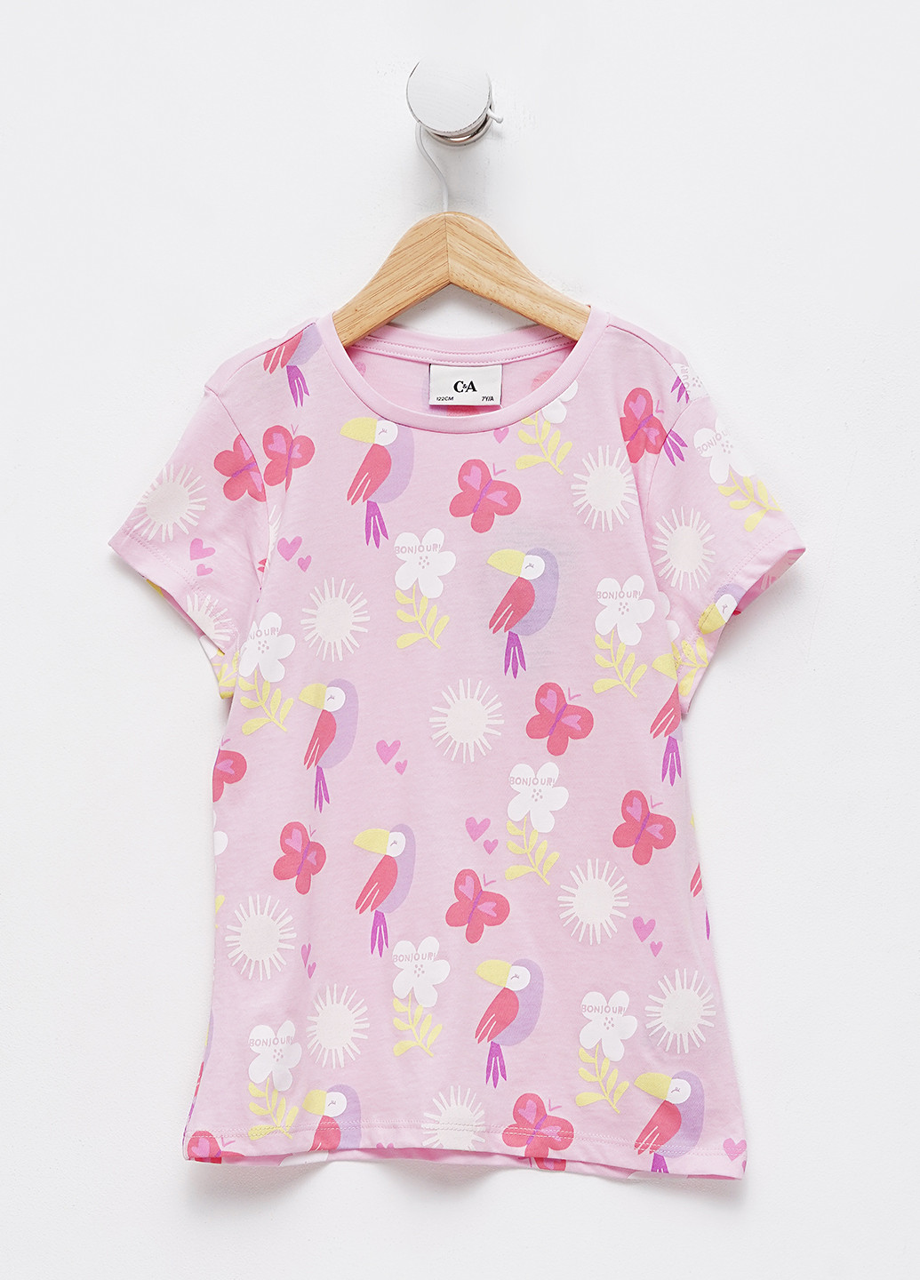 Рожева літня футболка C&A
