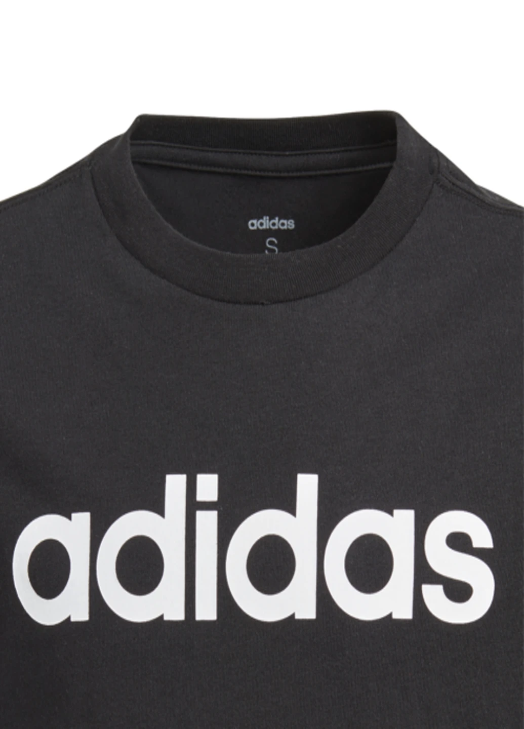 Черная летняя футболка adidas