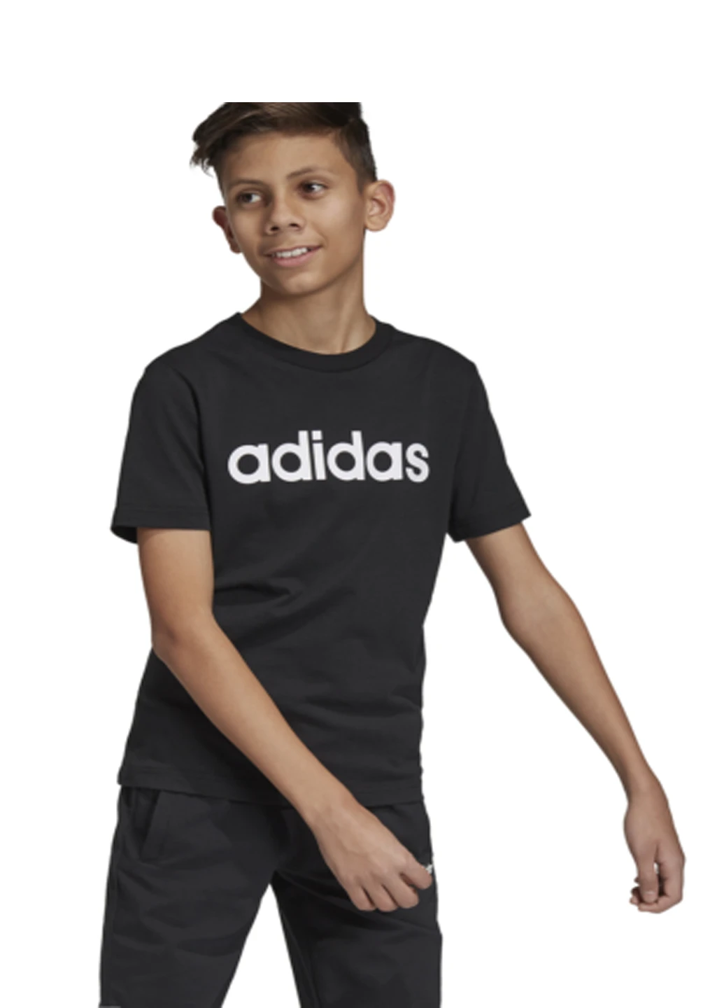Черная летняя футболка adidas