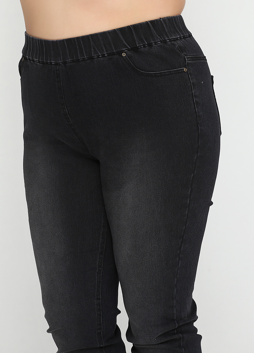 Темно-серые кэжуал демисезонные брюки Ciso