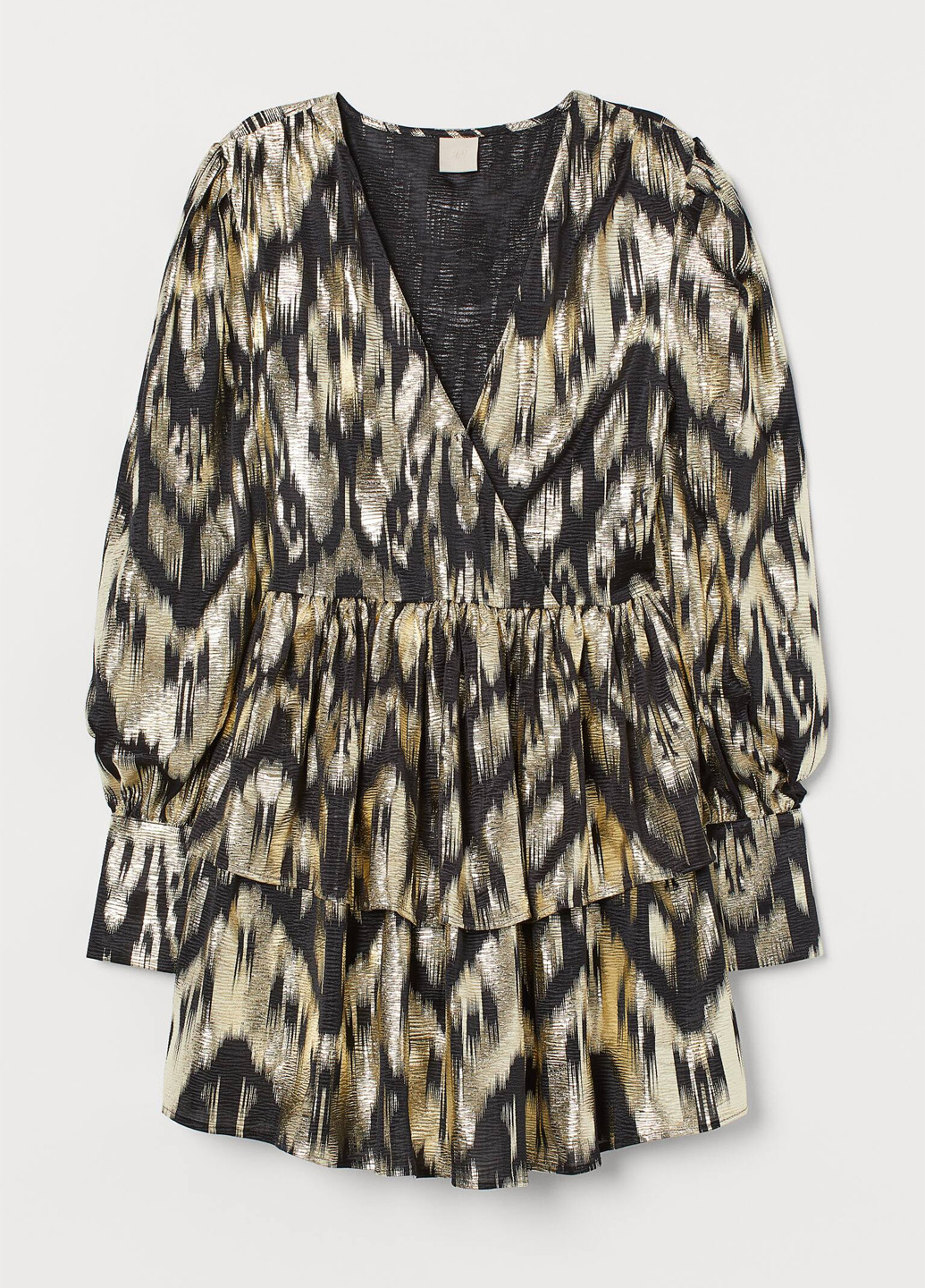 Комбінована кежуал сукня H&M з абстрактним візерунком