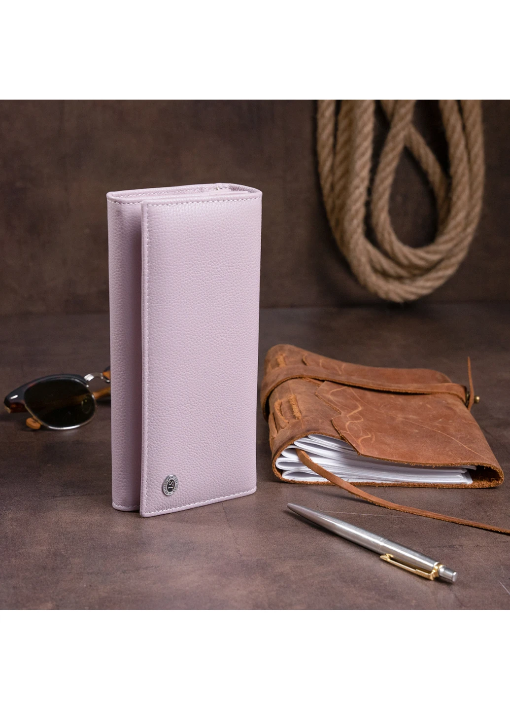 Жіночий шкіряний гаманець 18,5х9,5х2,5 см st leather (252131136)