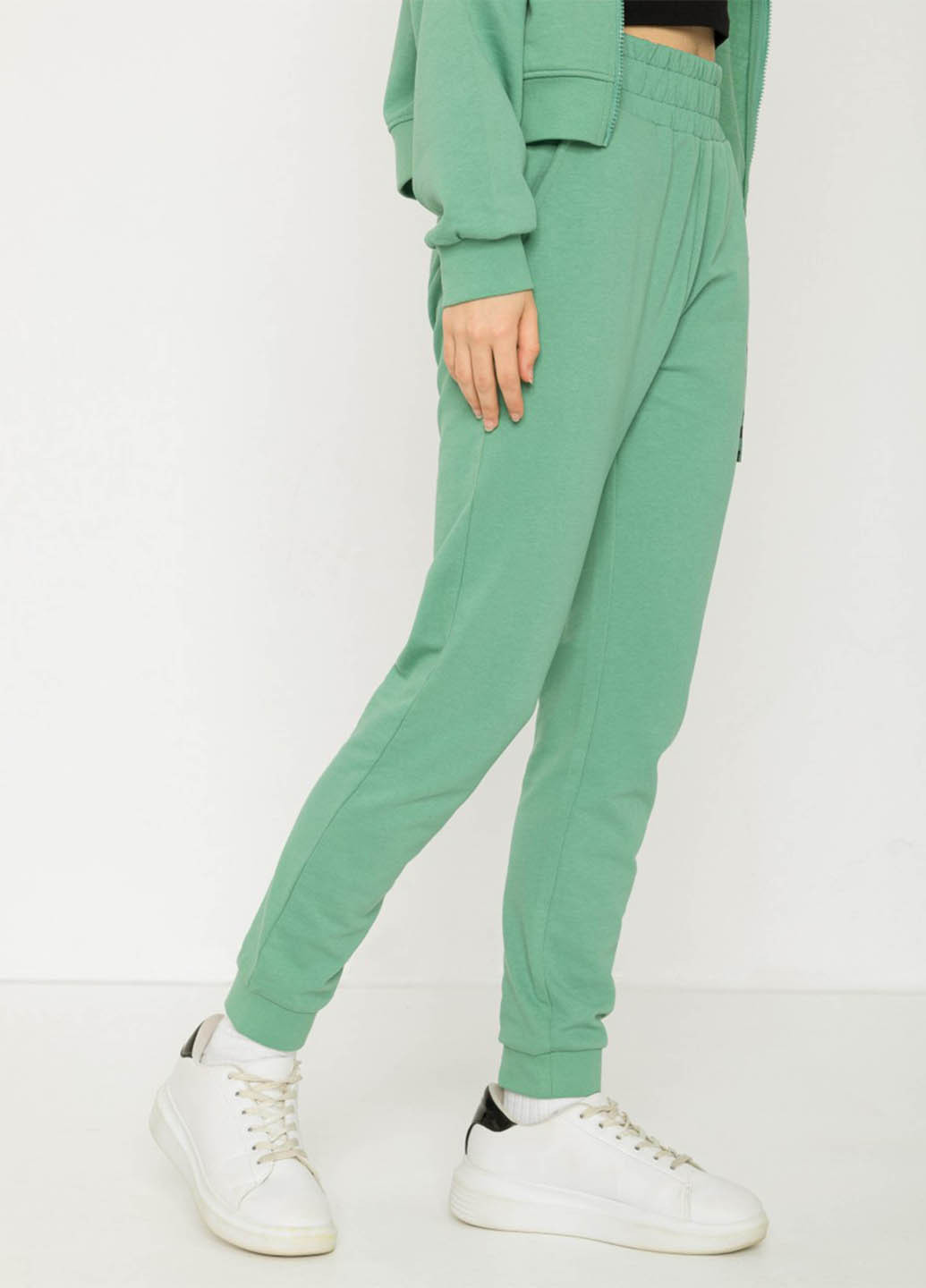 Изумрудные спортивные демисезонные джоггеры брюки Reporter Young