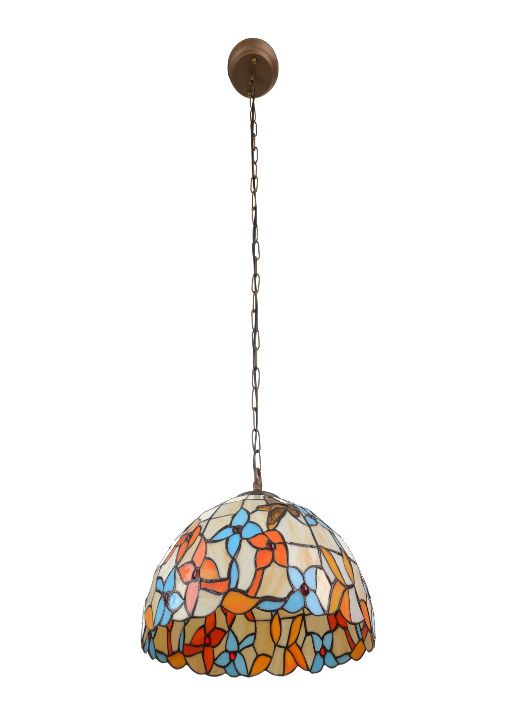 Люстра Тиффани на две лампочки BR-655S/16-2 E27 Brille (242444965)